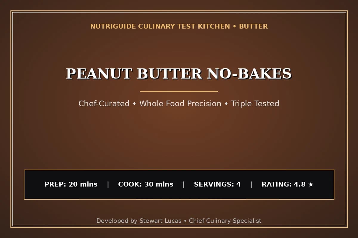 Peanut Butter No-Bakes
