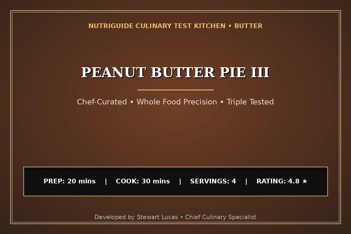Peanut Butter Pie Iii