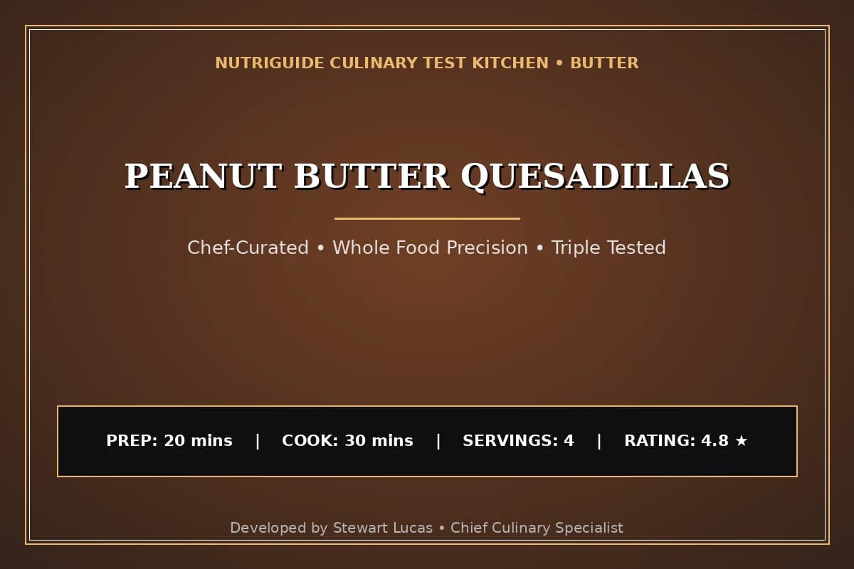Peanut Butter Quesadillas