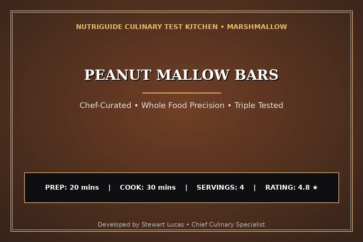 Peanut Mallow Bars