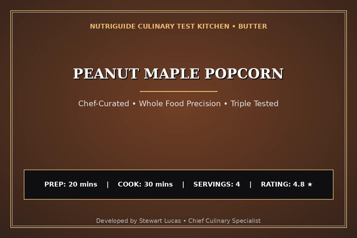 Peanut Maple Popcorn