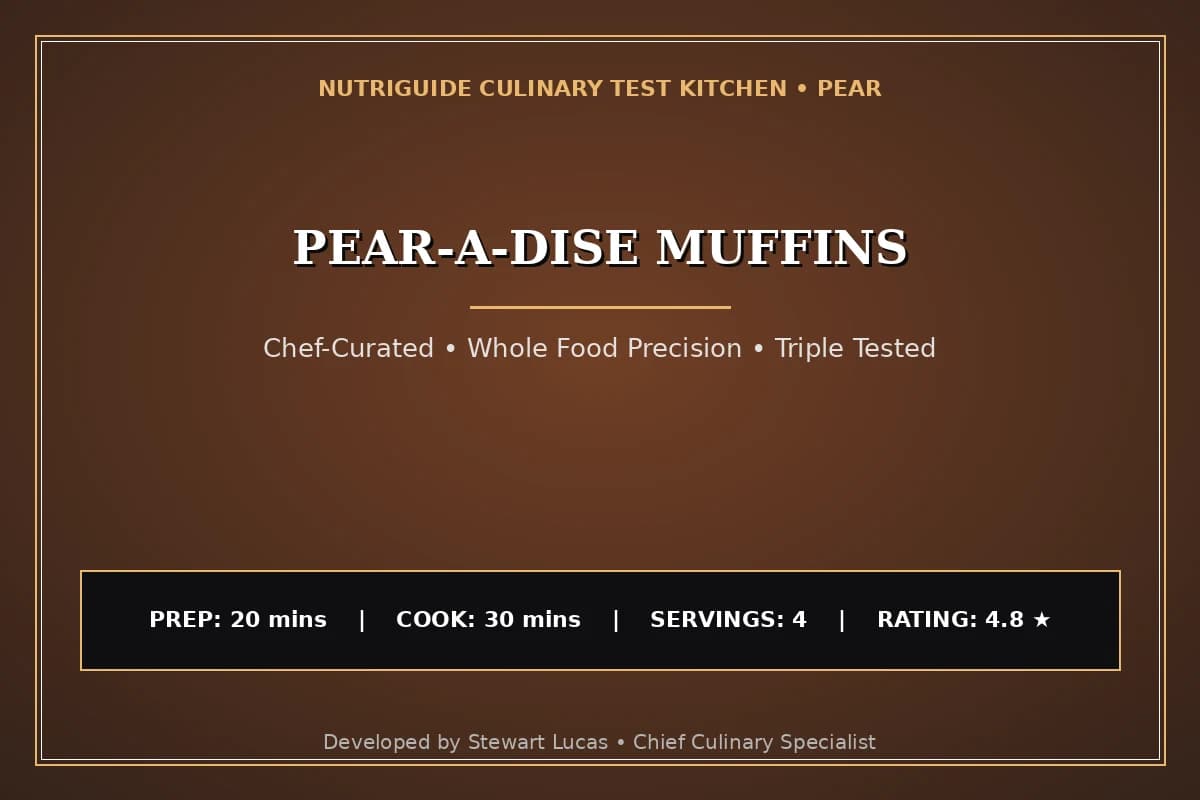 Pear-A-Dise Muffins