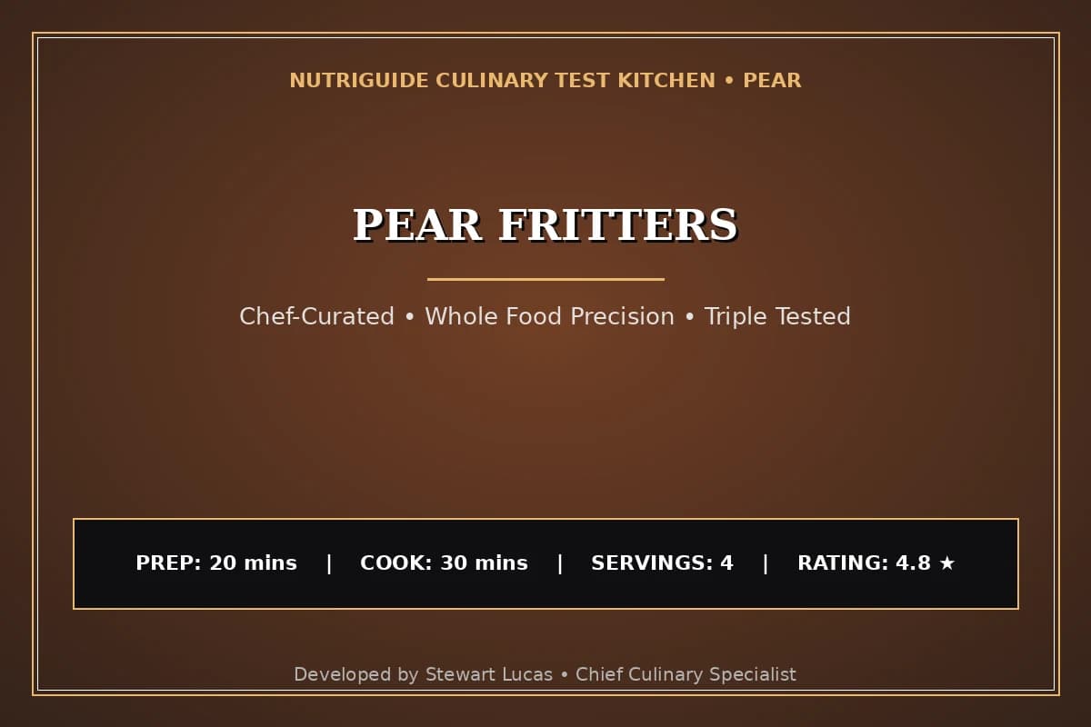 Pear Fritters