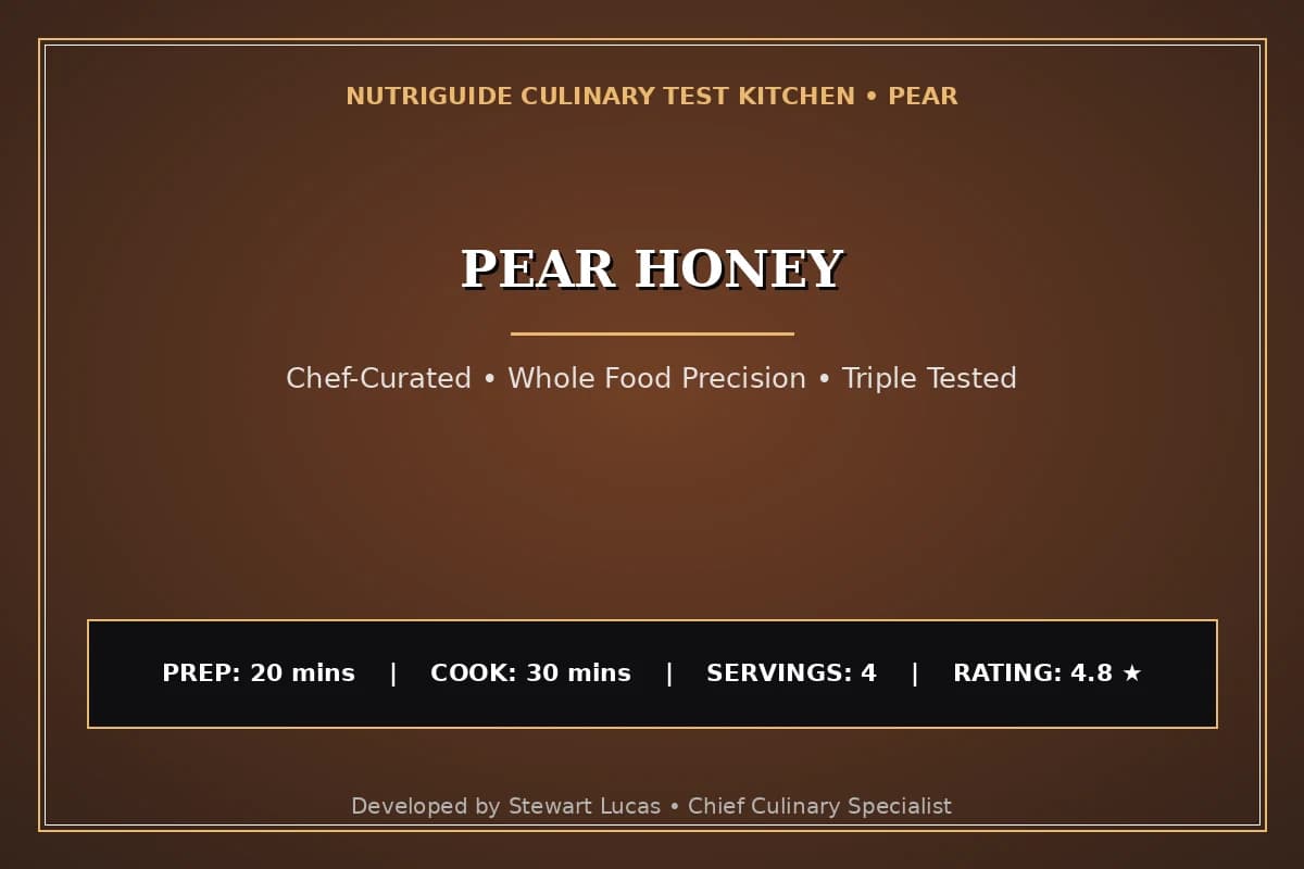 Pear Honey