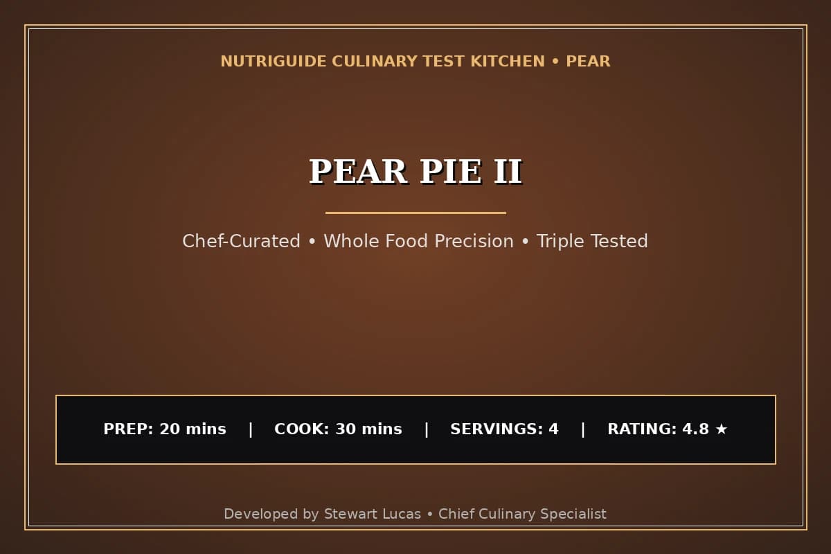 Pear Pie Ii