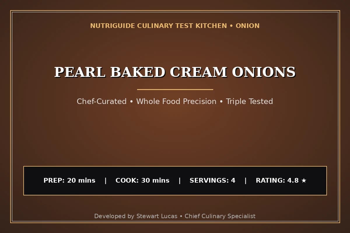 Pearl Baked Cream Onions