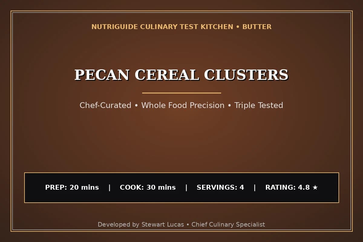 Pecan Cereal Clusters