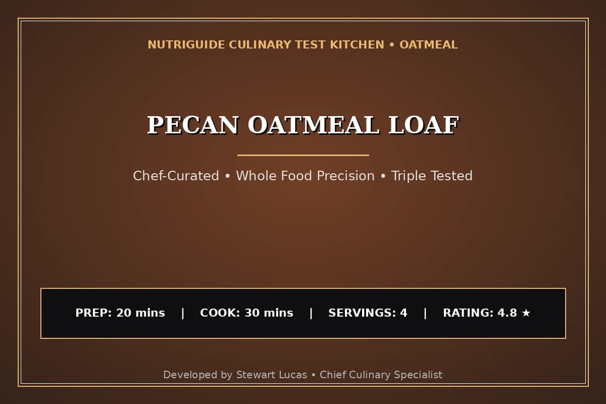 Pecan Oatmeal Loaf