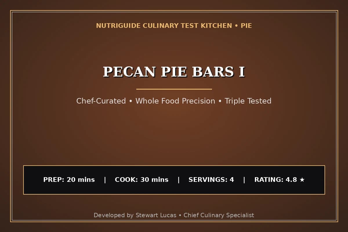 Pecan Pie Bars I