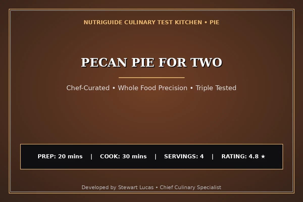 Pecan Pie For Two