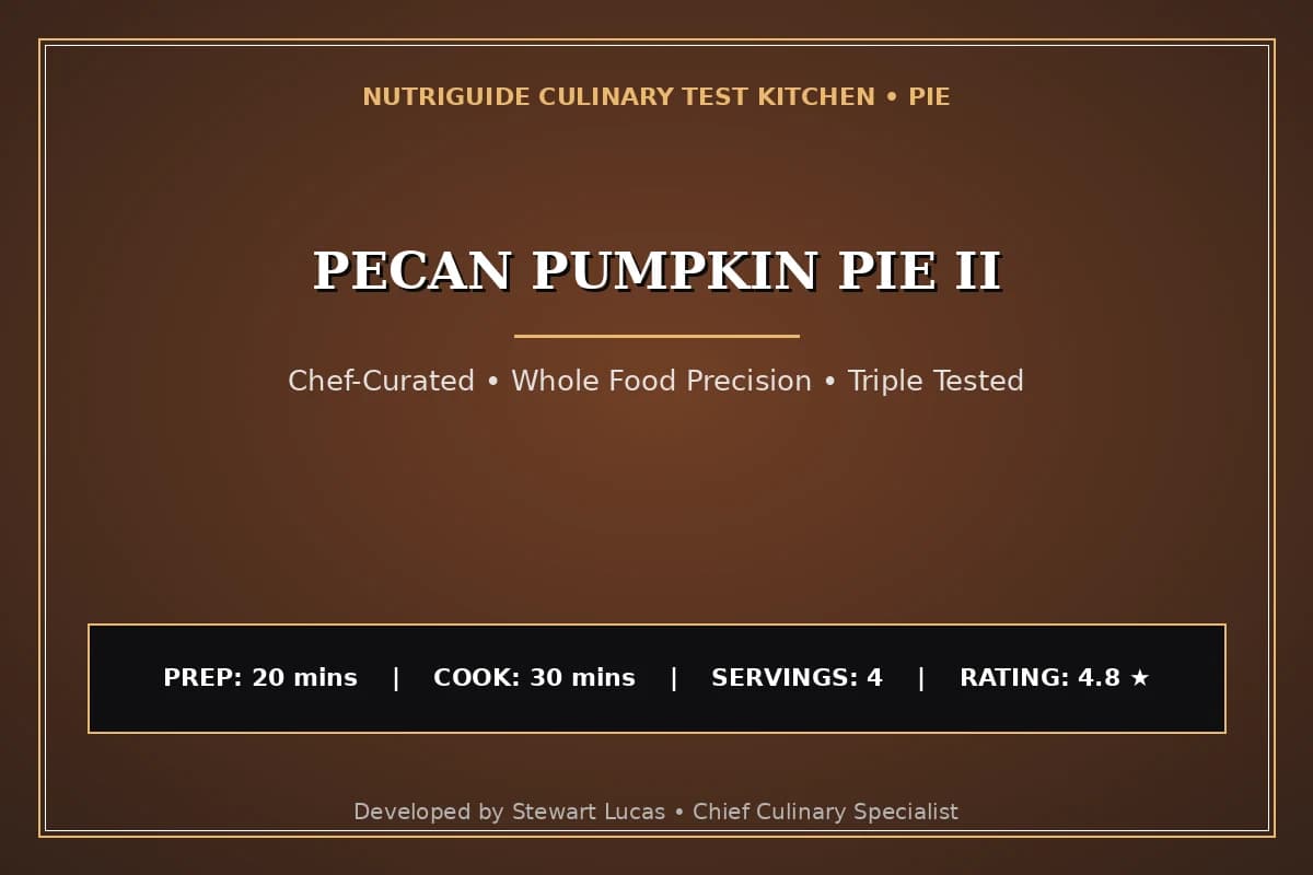 Pecan Pumpkin Pie Ii