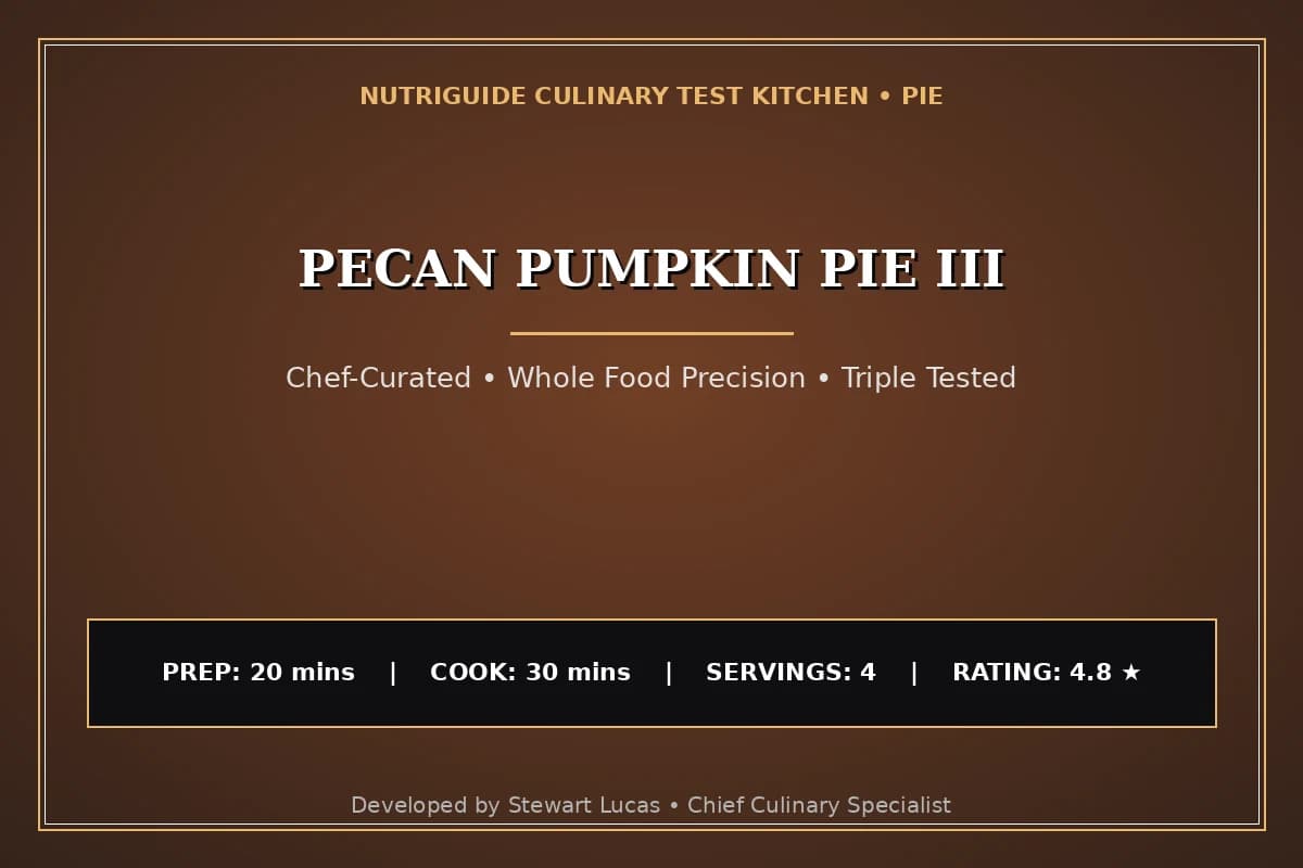 Pecan Pumpkin Pie Iii