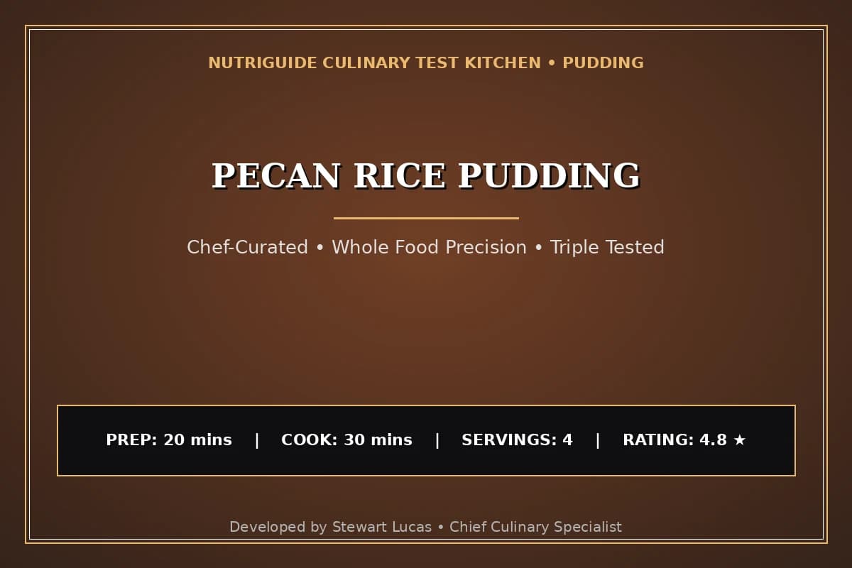 Pecan Rice Pudding