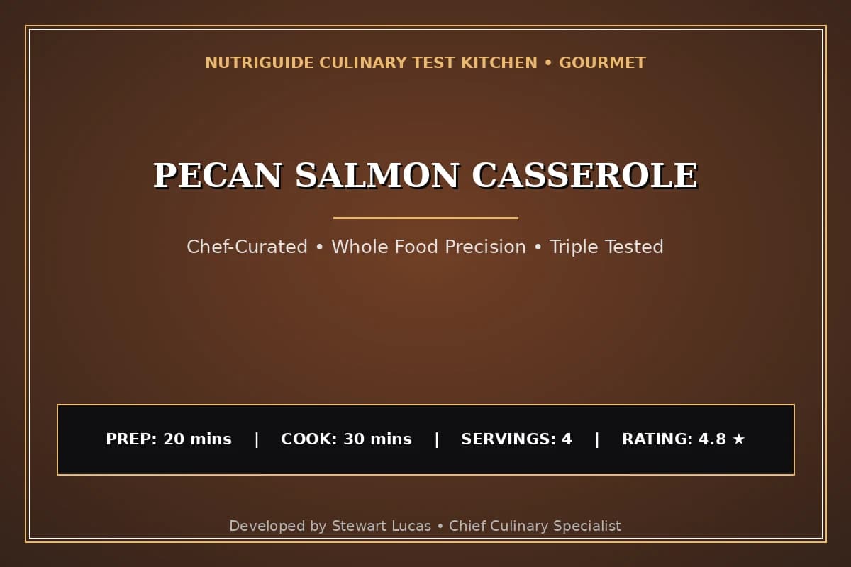 Pecan Salmon Casserole