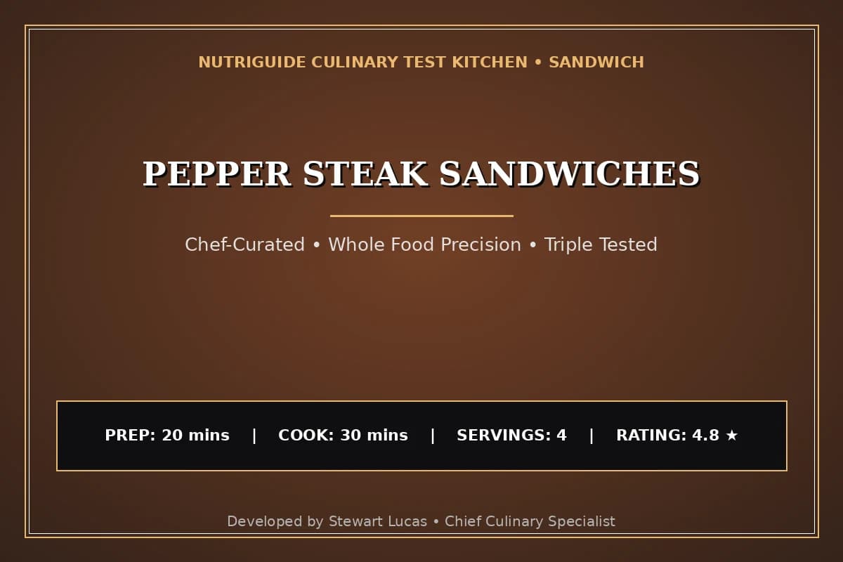 Pepper Steak Sandwiches