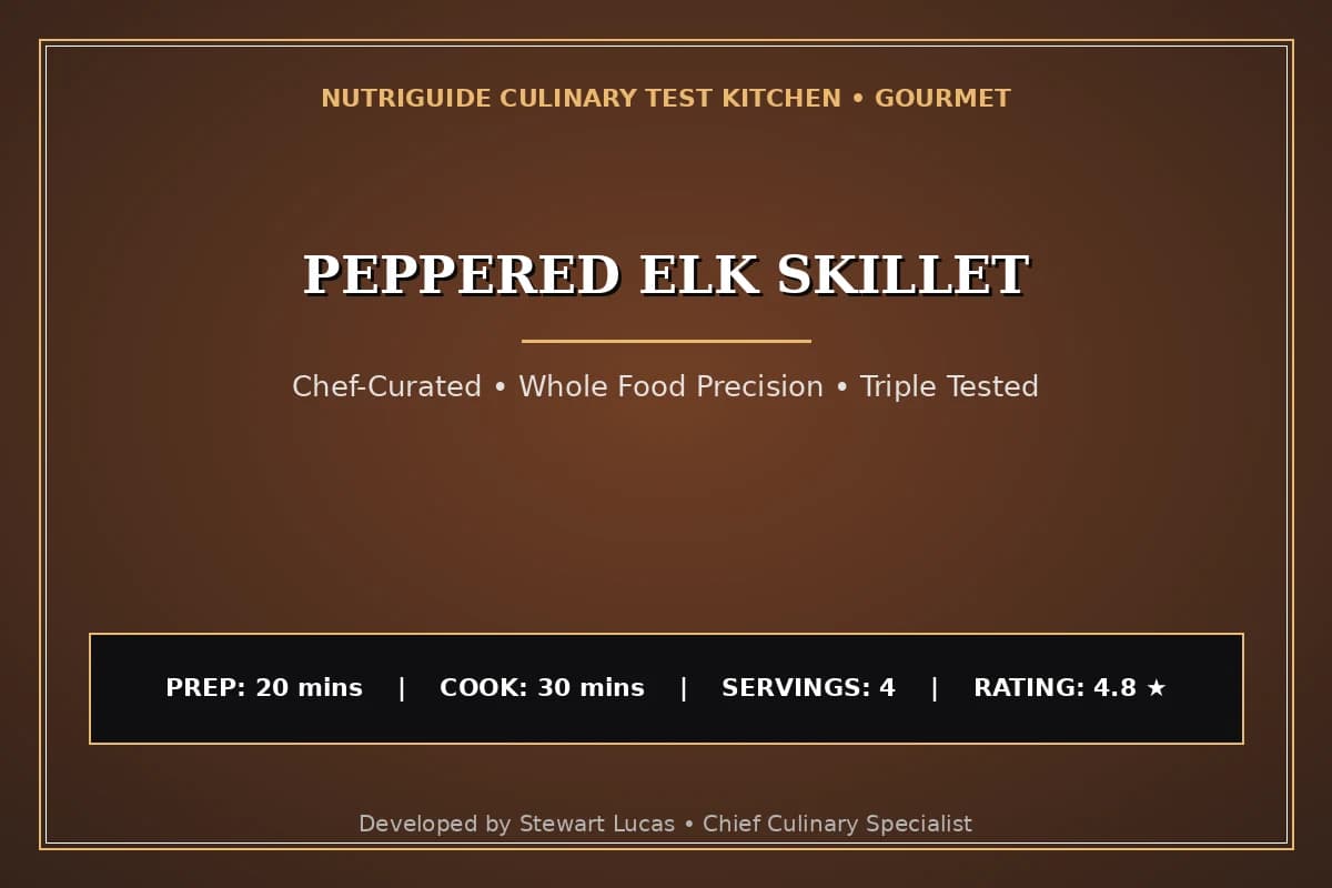 Peppered Elk Skillet