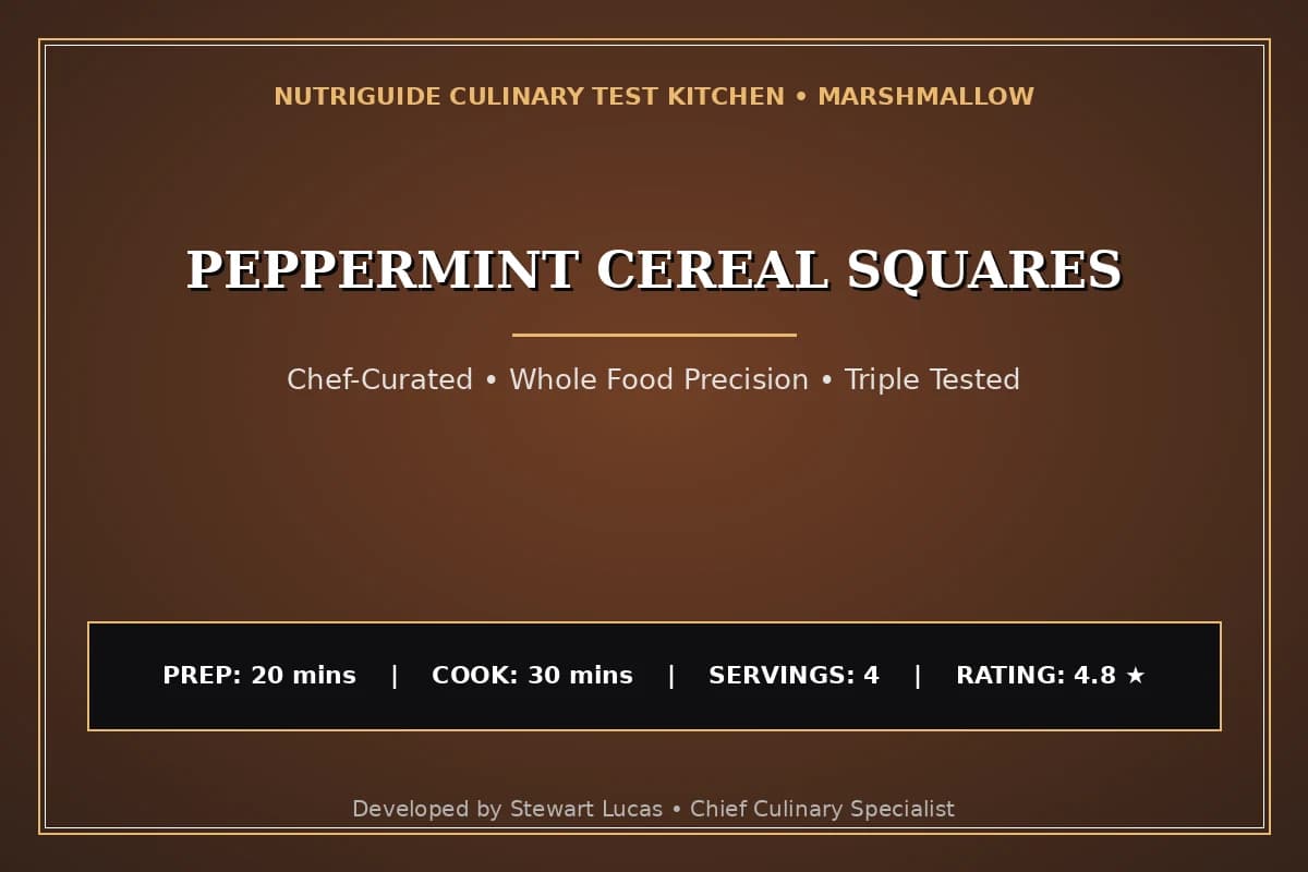 Peppermint Cereal Squares