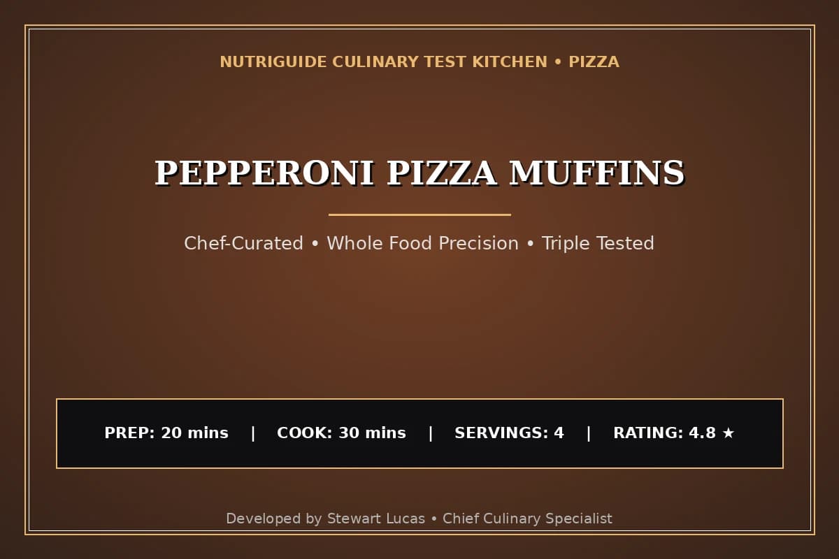 Pepperoni Pizza Muffins