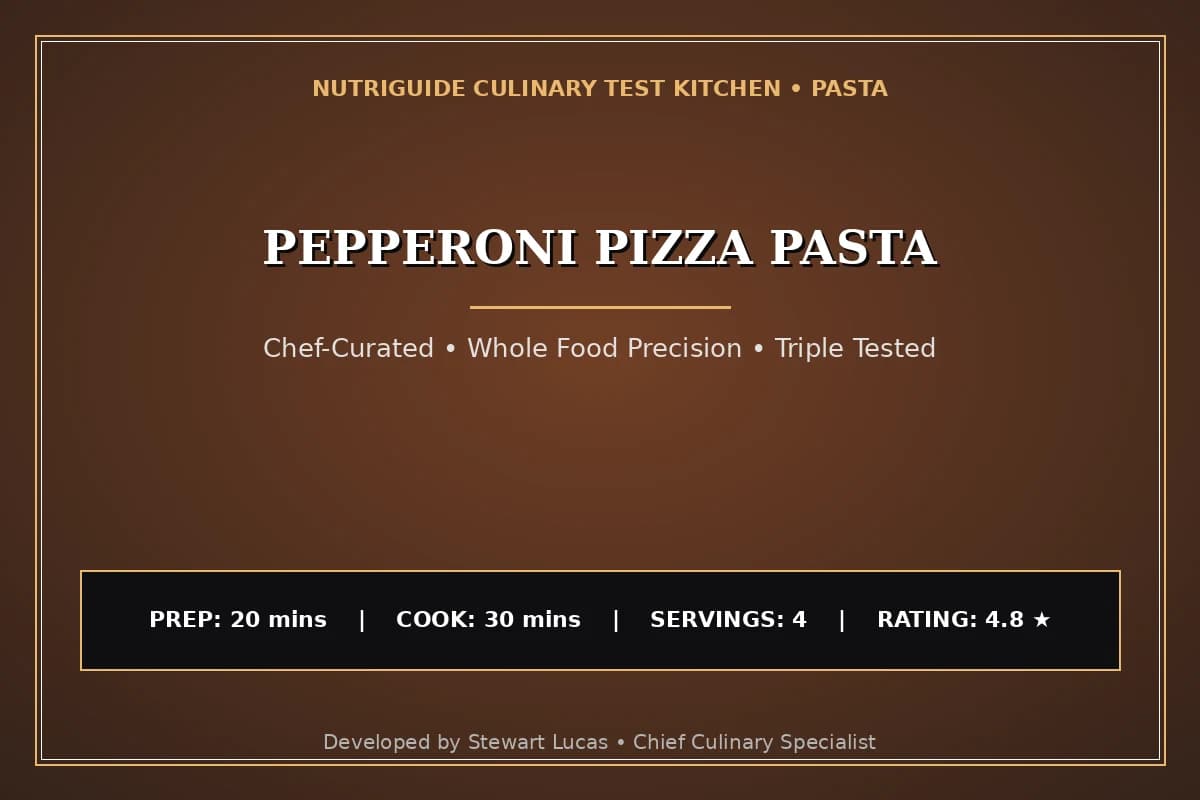 Pepperoni Pizza Pasta