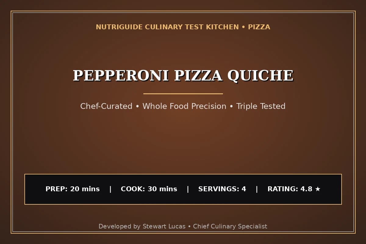 Pepperoni Pizza Quiche