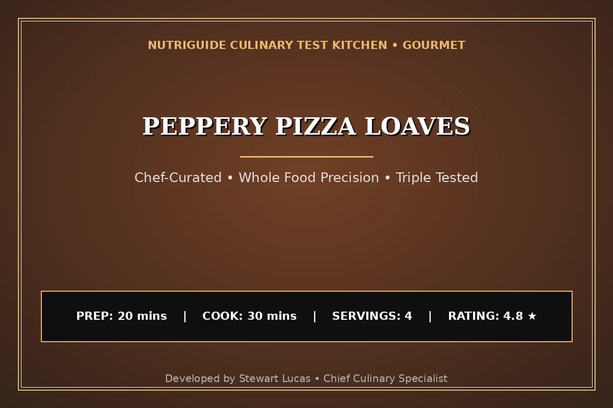 Peppery Pizza Loaves