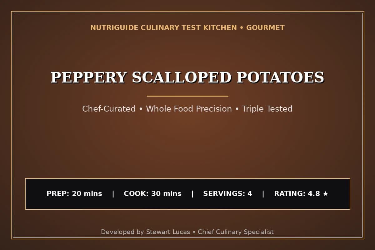 Peppery Scalloped Potatoes