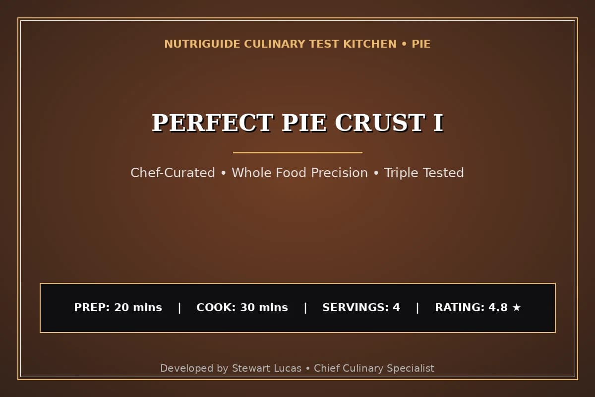 Perfect Pie Crust I