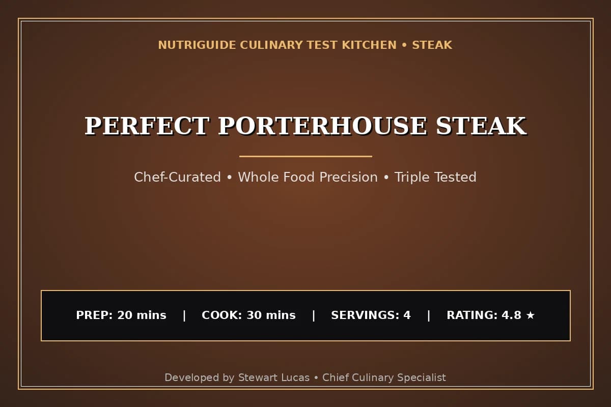 Perfect Porterhouse Steak