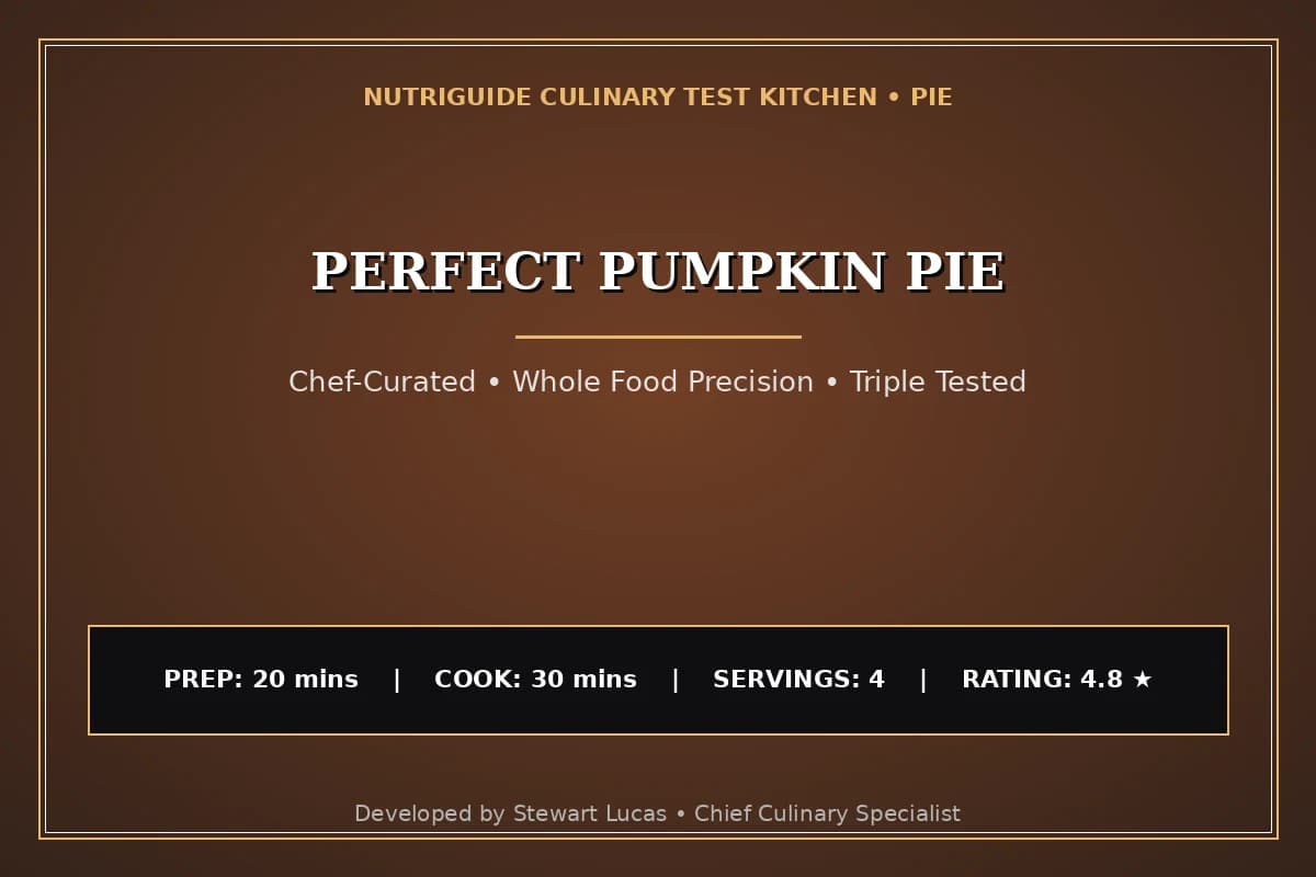 Perfect Pumpkin Pie