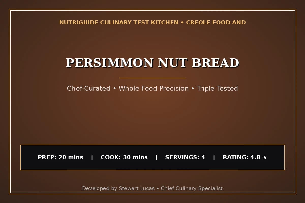 Persimmon Nut Bread