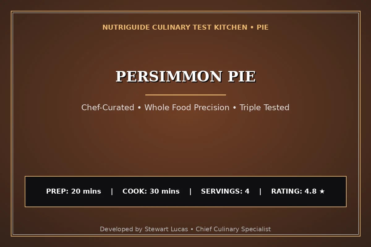 Persimmon Pie