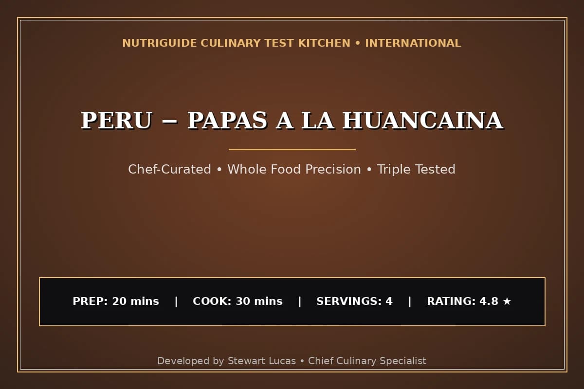 Peru − Papas A La Huancaina