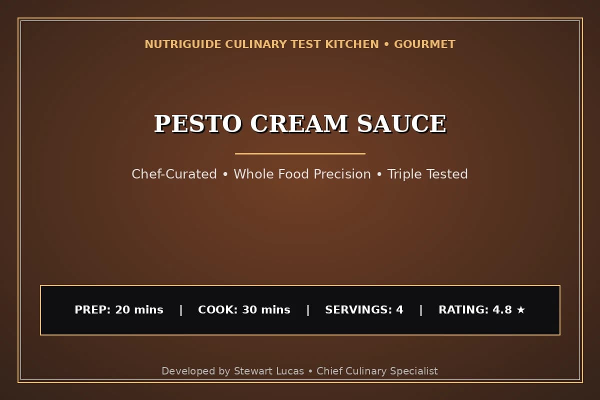 Pesto Cream Sauce