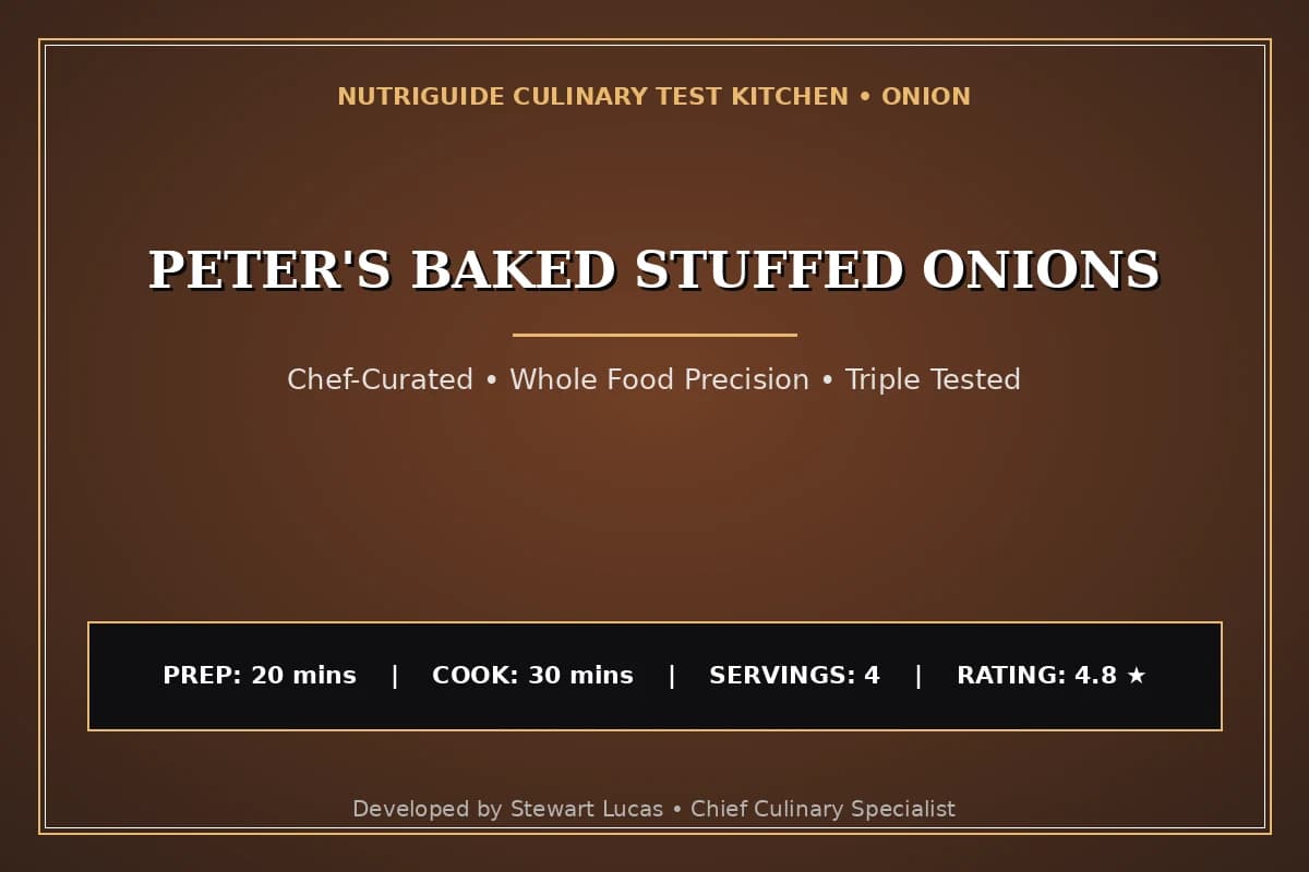 Peter'S Baked Stuffed Onions