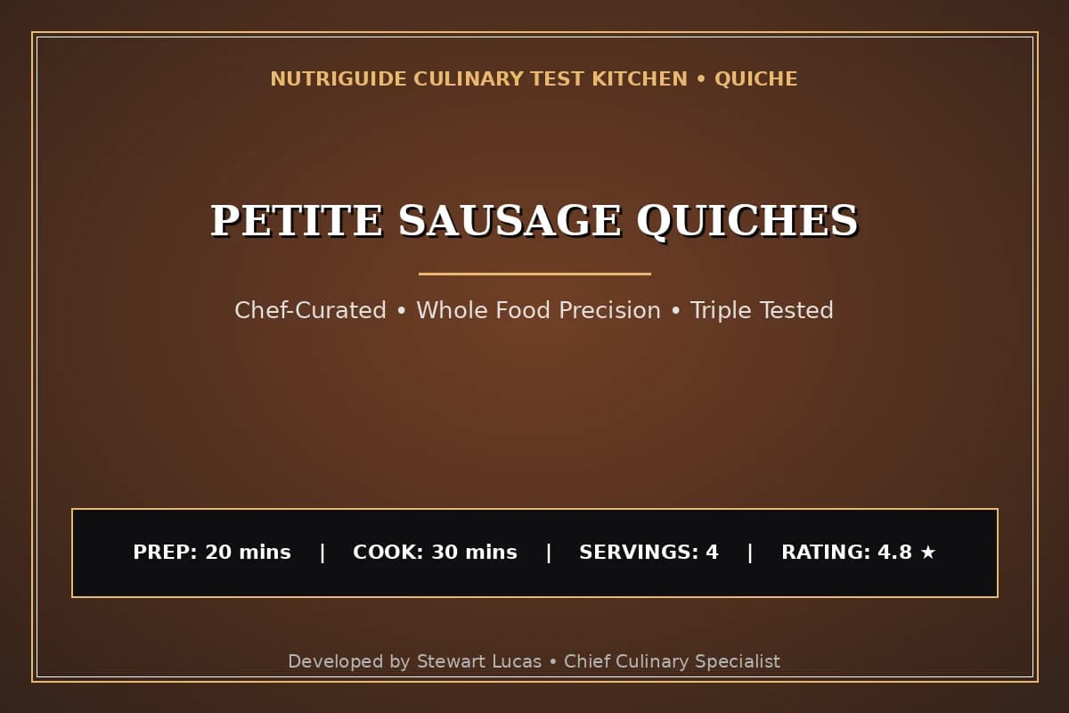 Petite Sausage Quiches