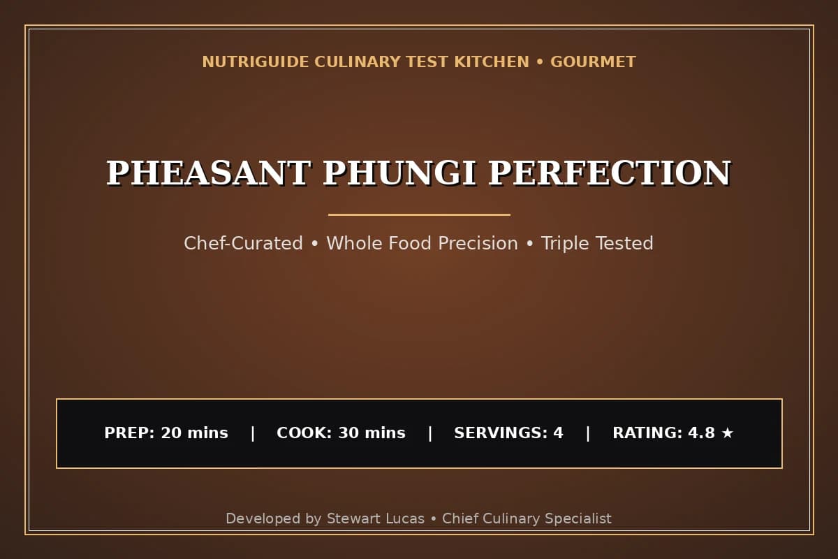 Pheasant Phungi Perfection