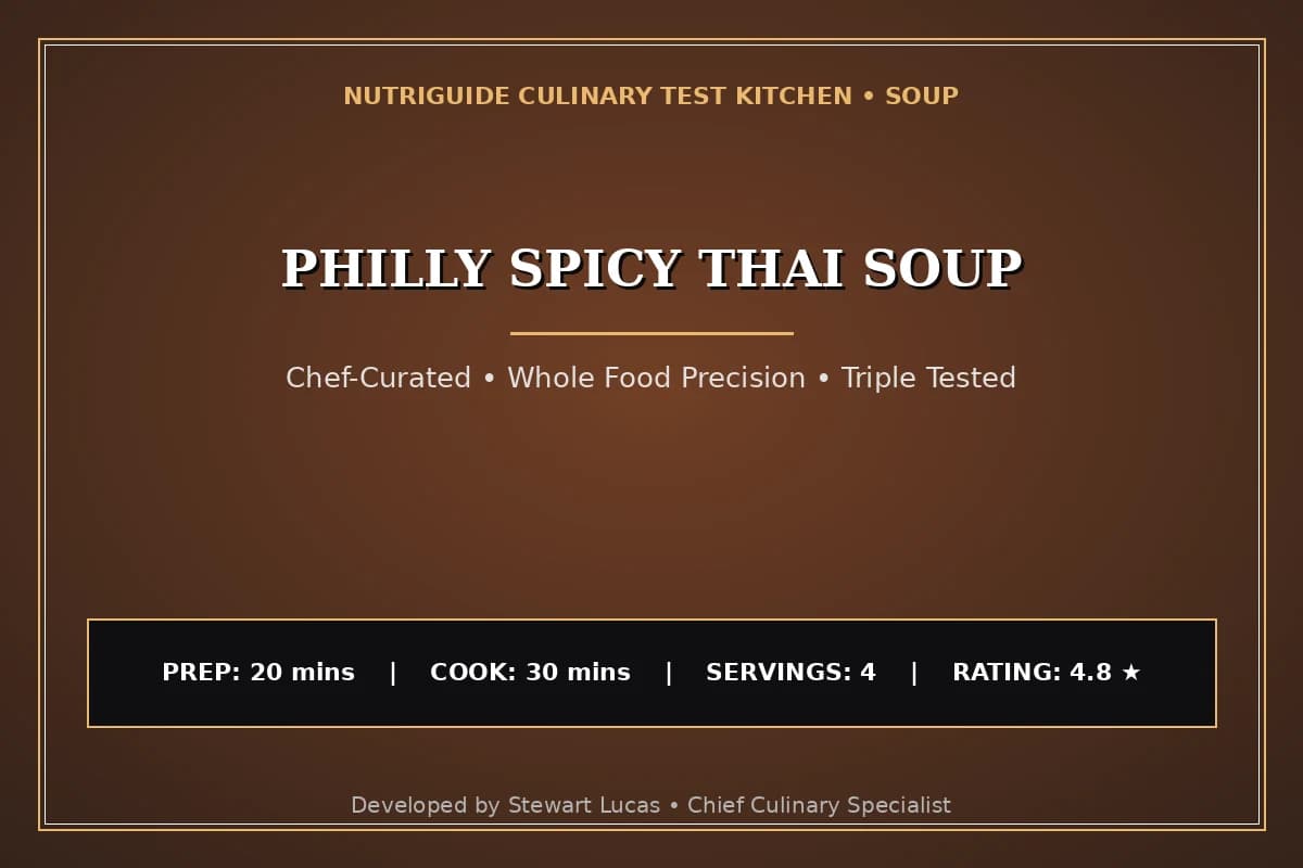 Philly Spicy Thai Soup
