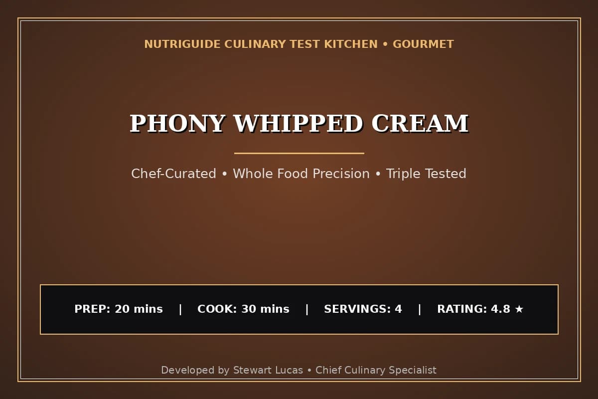 Phony Whipped Cream