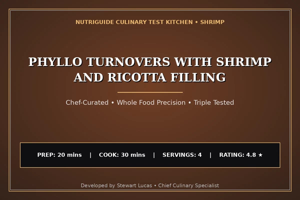 Phyllo Turnovers With Shrimp And Ricotta Filling