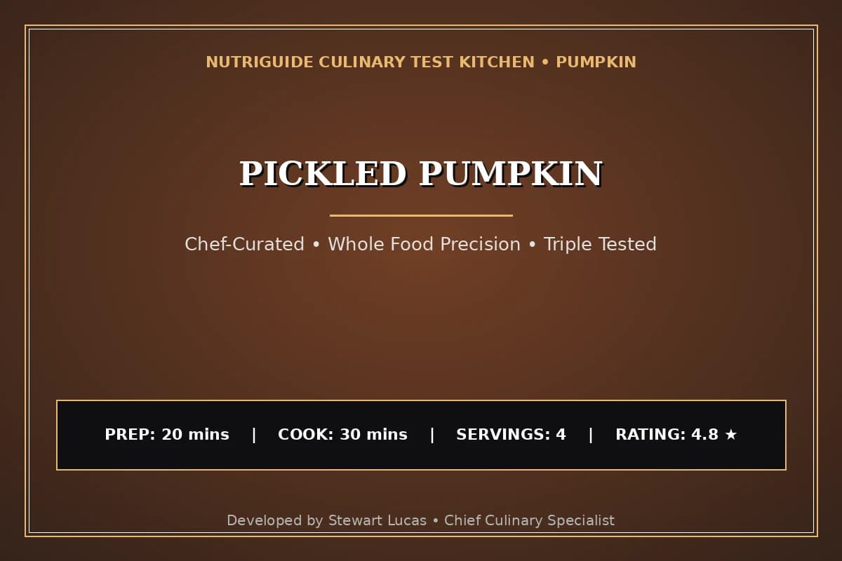 Pickled Pumpkin