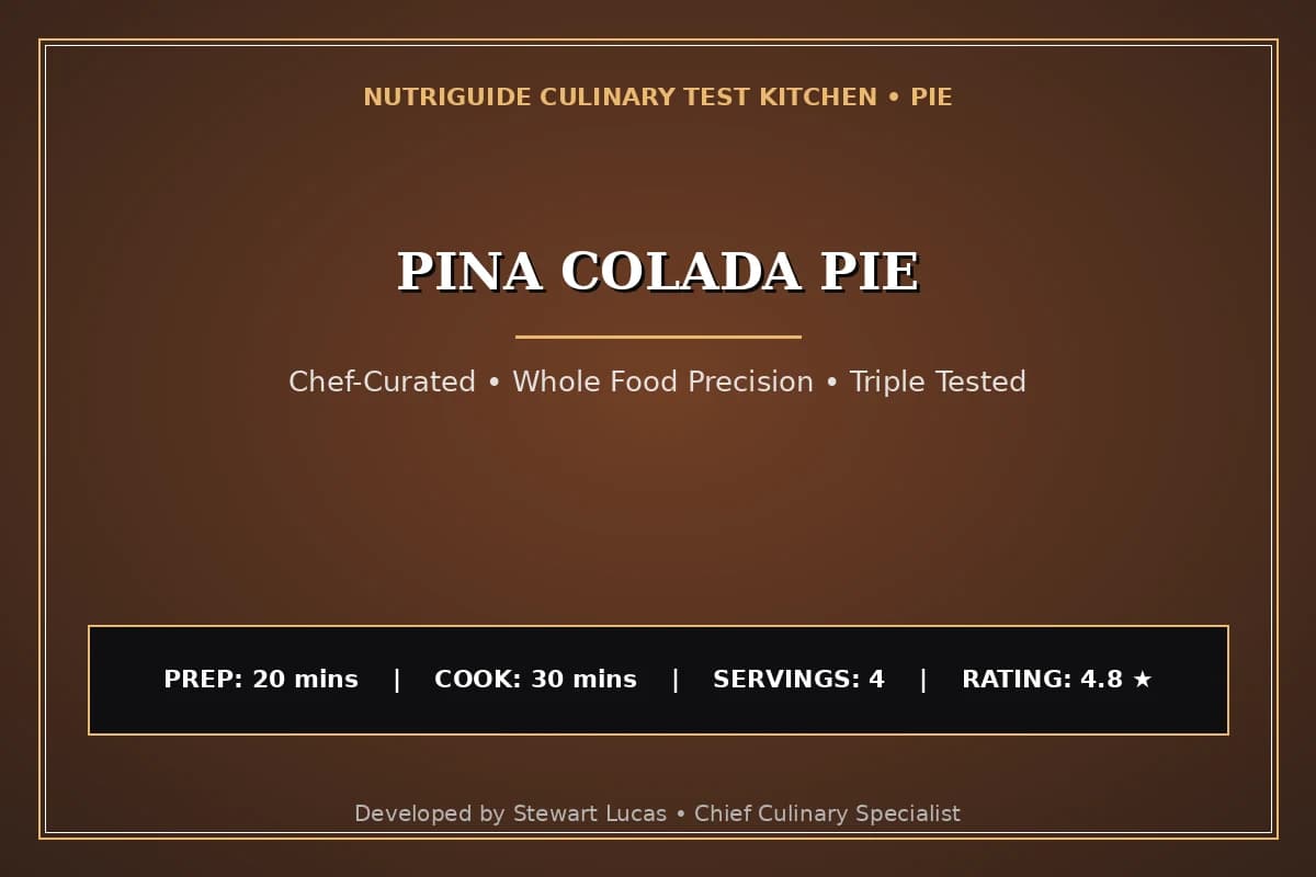 Pina Colada Pie