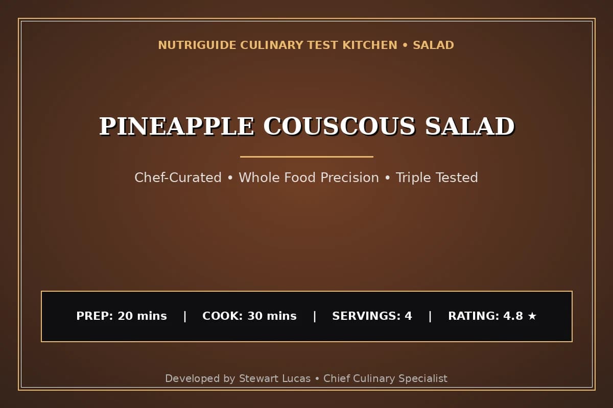 Pineapple Couscous Salad
