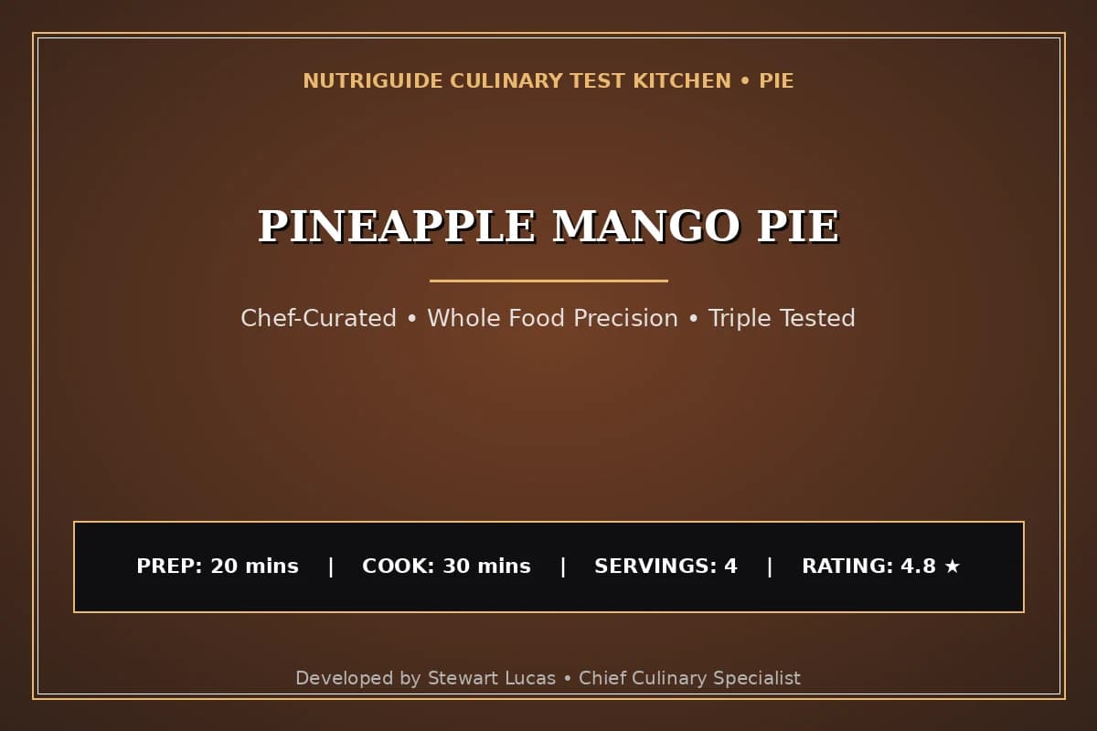 Pineapple Mango Pie