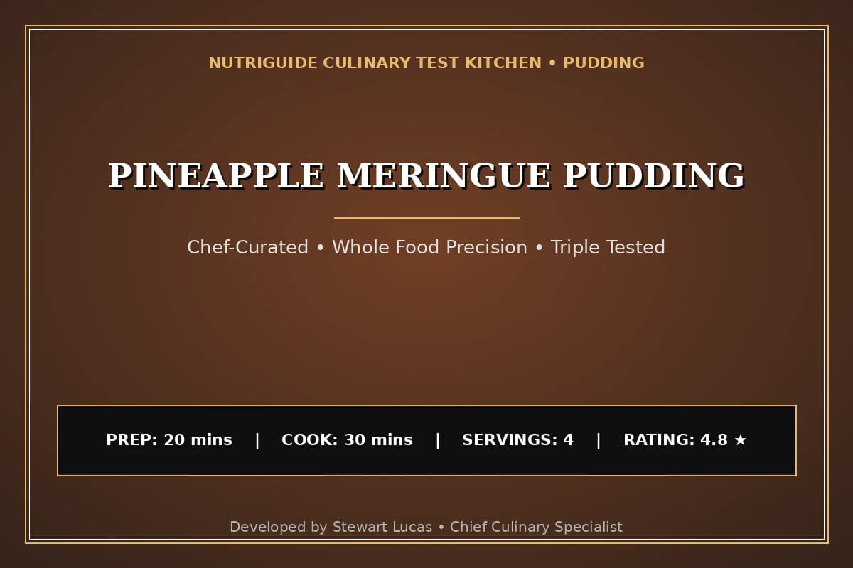 Pineapple Meringue Pudding