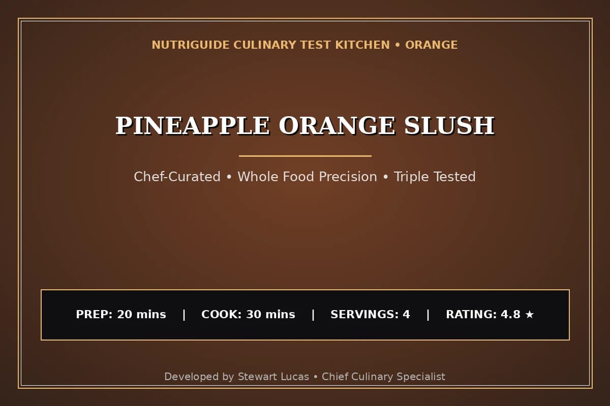 Pineapple Orange Slush