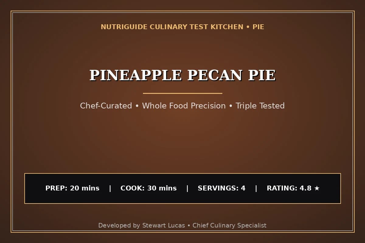 Pineapple Pecan Pie