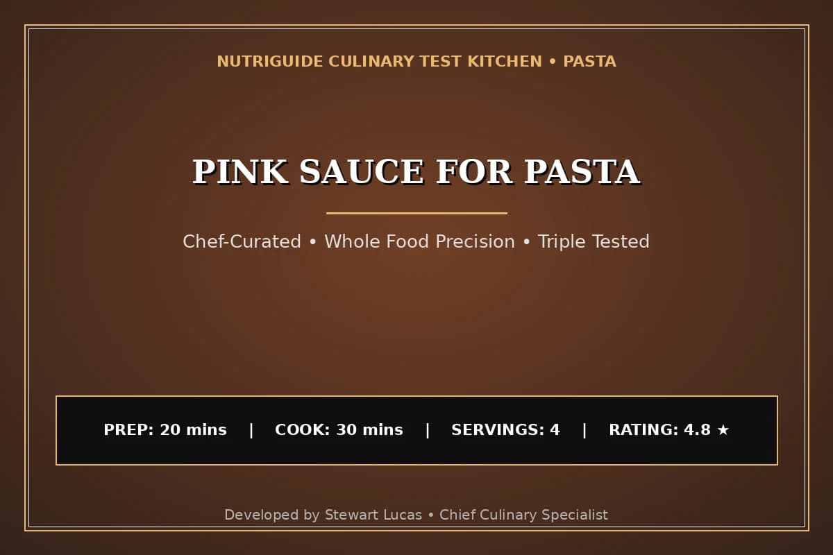 Pink Sauce For Pasta