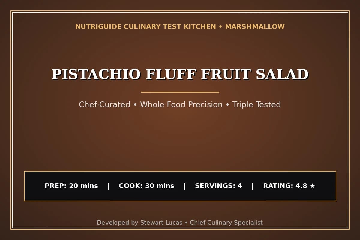 Pistachio Fluff Fruit Salad