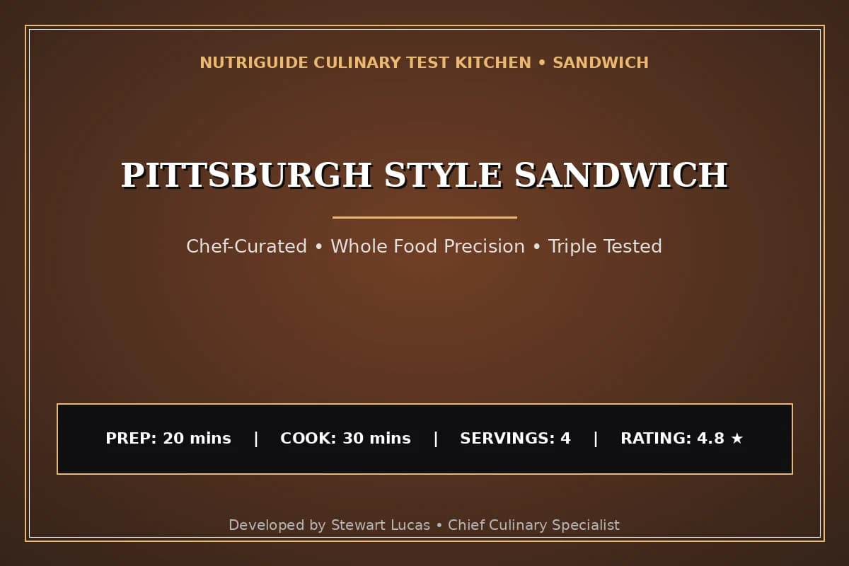 Pittsburgh Style Sandwich