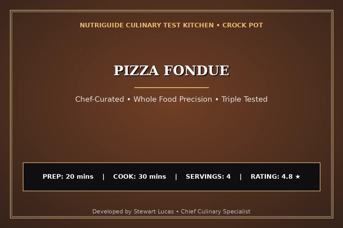 Pizza Fondue